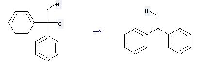 1,1-Diphenylethylene can be prepared by 1,1-diphenyl-ethanol at the temperature of 20 °C